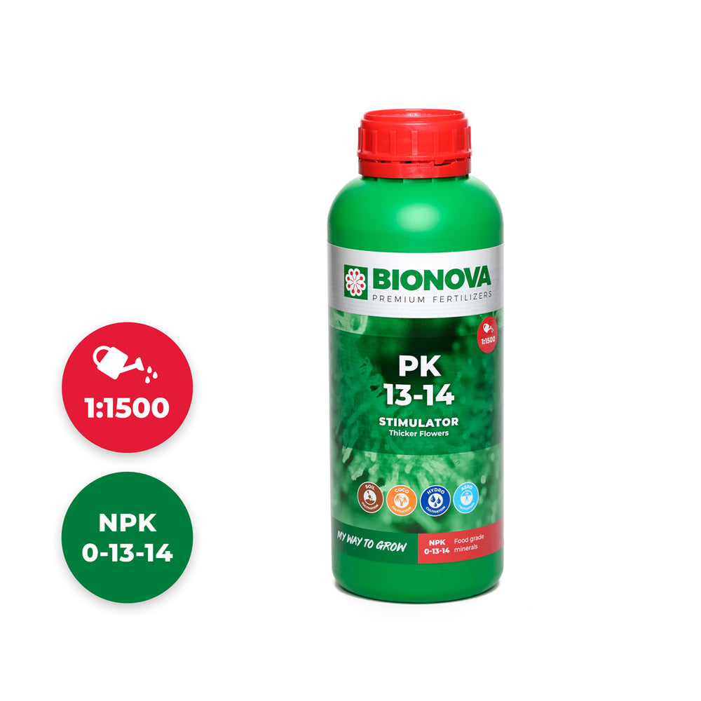 Bionova PK 13-14 1 Liter Flasche, Blühzusatz mit Phosphor und Kalium