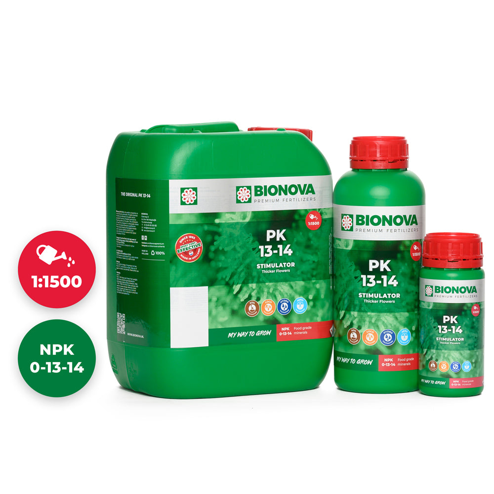 Bionova PK 13-14 Blühzusatz in verschiedenen Flaschengrößen