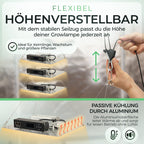 Grow Lampe 100W Smart Cockpit mit Klimasensor, Timer und Dimmer | Vollspektrum LED Pflanzenlampe von Rogue Grower